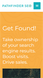 Mobile Screenshot of pathfinderseo.com
