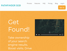 Tablet Screenshot of pathfinderseo.com
